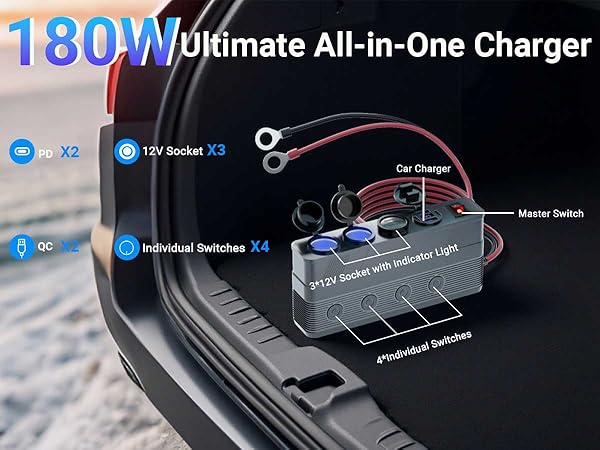 12v cigarette lighter socket