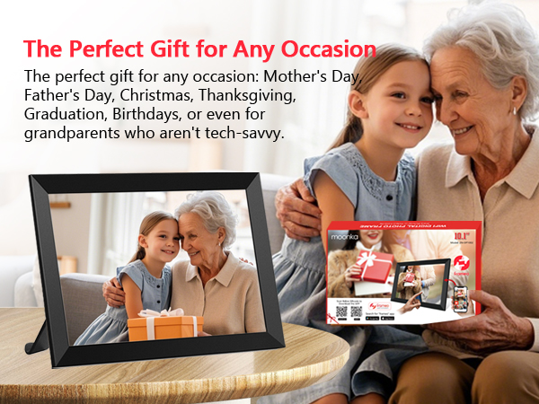 Frameo Digital Photo Frame 10.1 inch