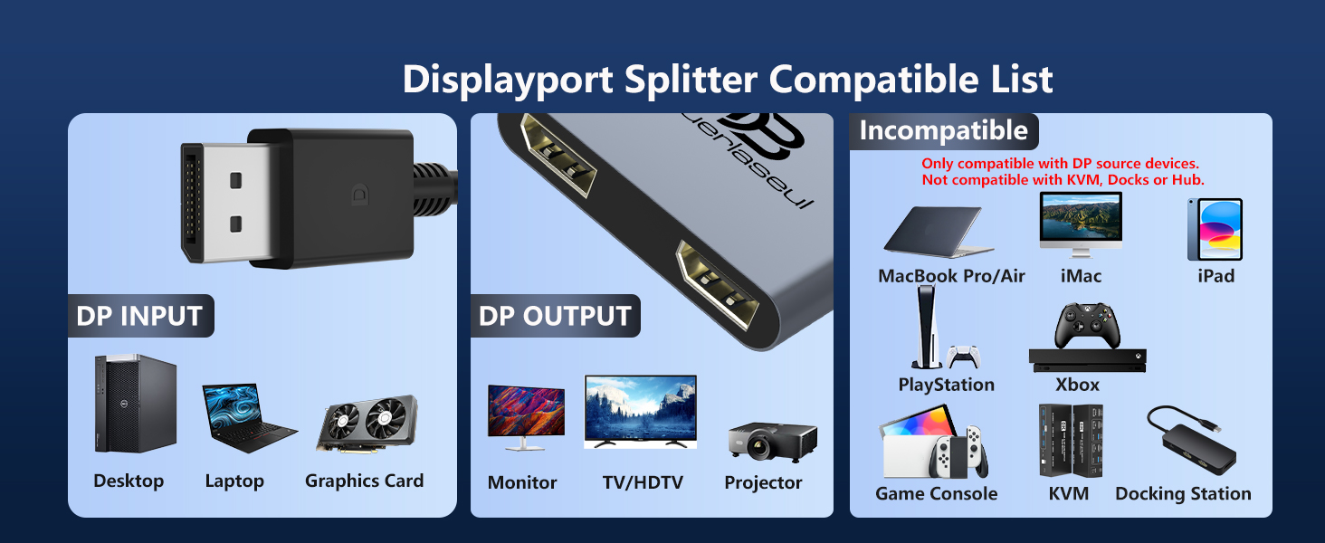dual display port adapter