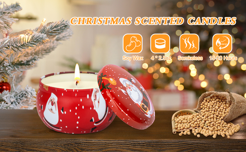 christmas scented candles