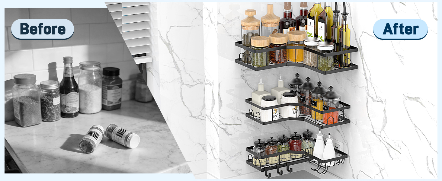 shower shelves