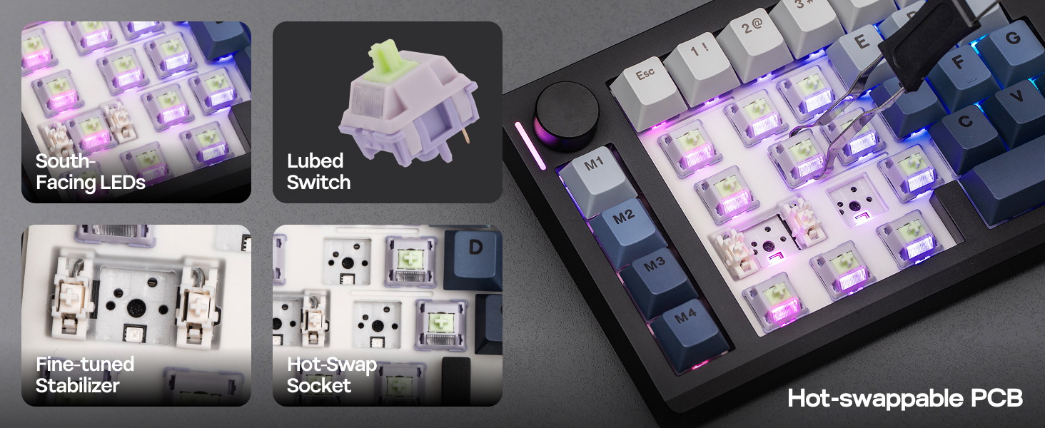 split layout mechanical keyboard