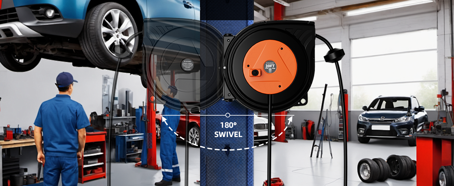 retractable cord reel