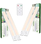 leddotec 12 inch Under Cabinet Lighting 4 Pack, Wireless Motion Sensor LED Closet Light with Remo...