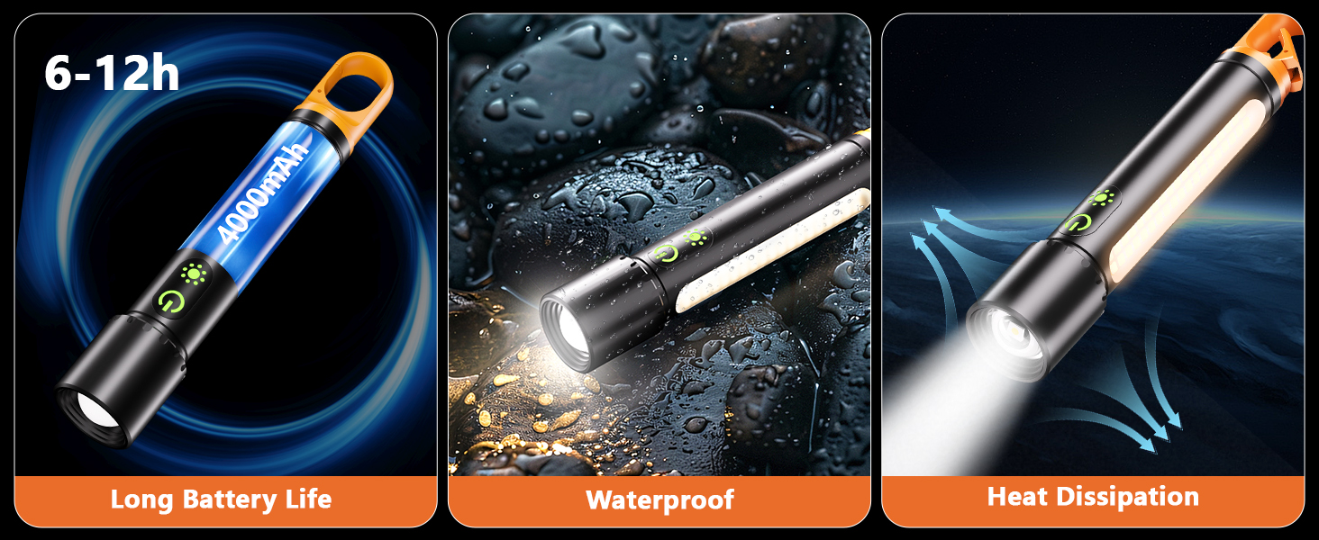 police flashlight 100000 lumen flashlight linterna led de alta potencia 500000 lumens