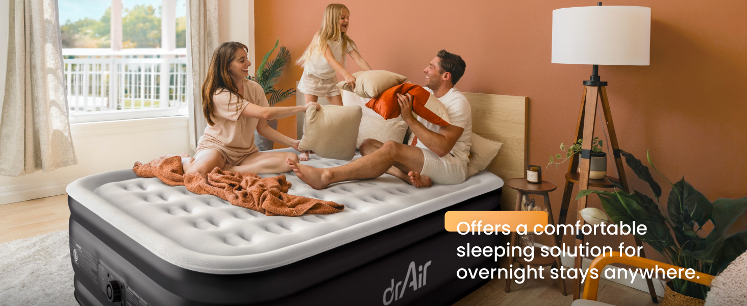 queen air mattress with built in pump