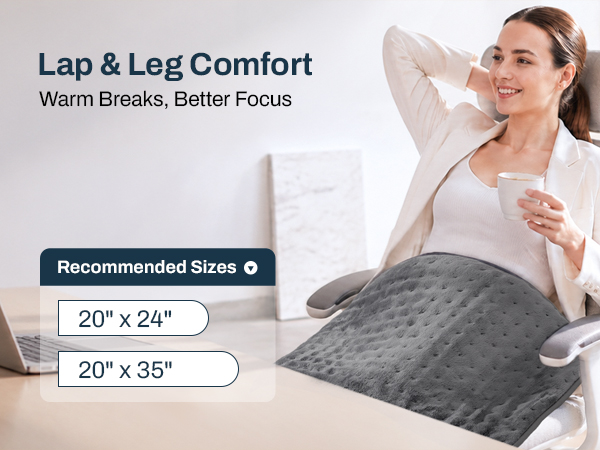 heating pad for legs