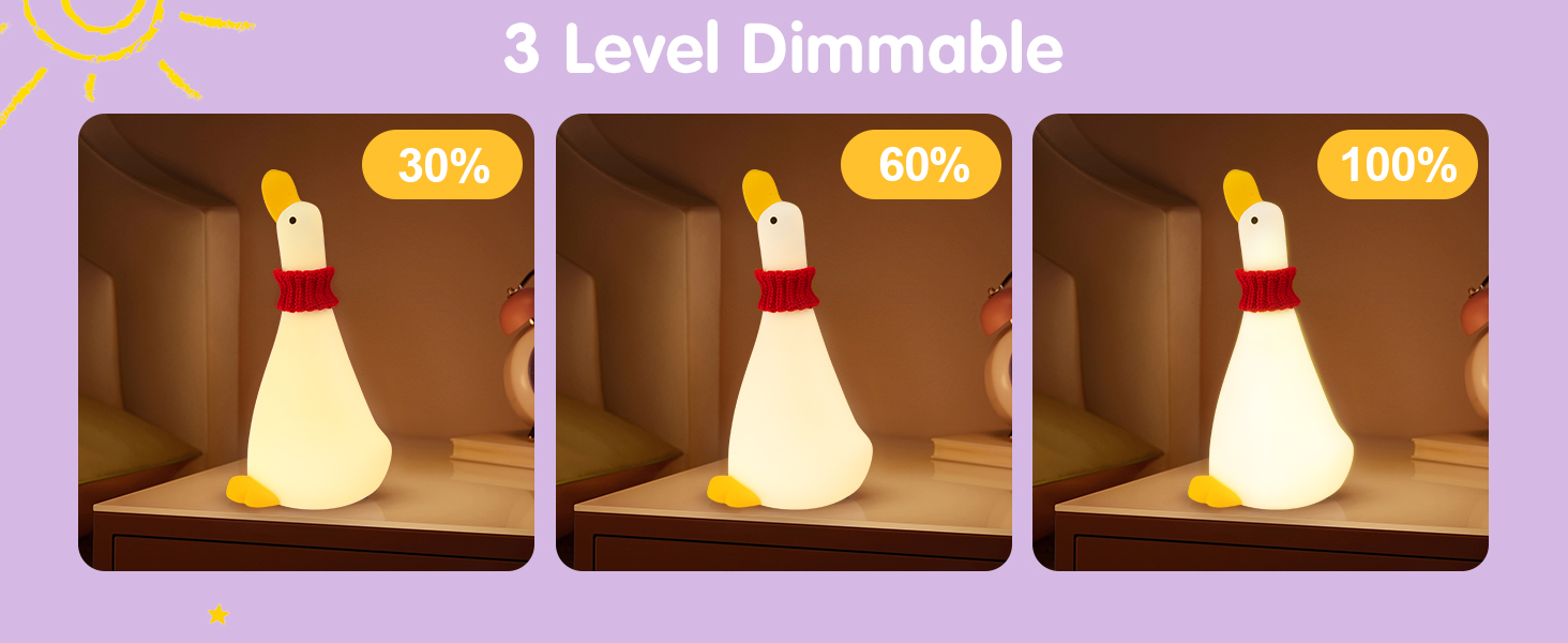 Duck Cute Night Light for Kids Baby Nursery