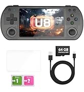 U8 Retro Handheld Game Console with 15,000+ Classic Games,4.0 - Inch IPS Screen,64G Dual TF Card,...