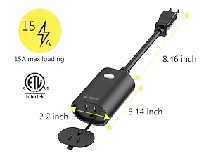 small but powerful mini matter wifi outdoor smart plug