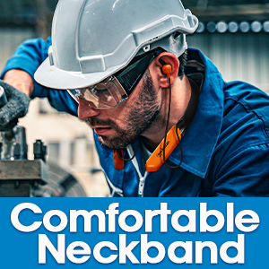 work headphones blue collar worker essentials neckband bluetooth headphones earplug headphones