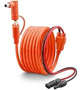 YHPWOQ 10FT Solar Connector to DC 8mm Adapter Cable, 12AWG+14AWG Tinned Copper - DC7909/DC8020 Ch...