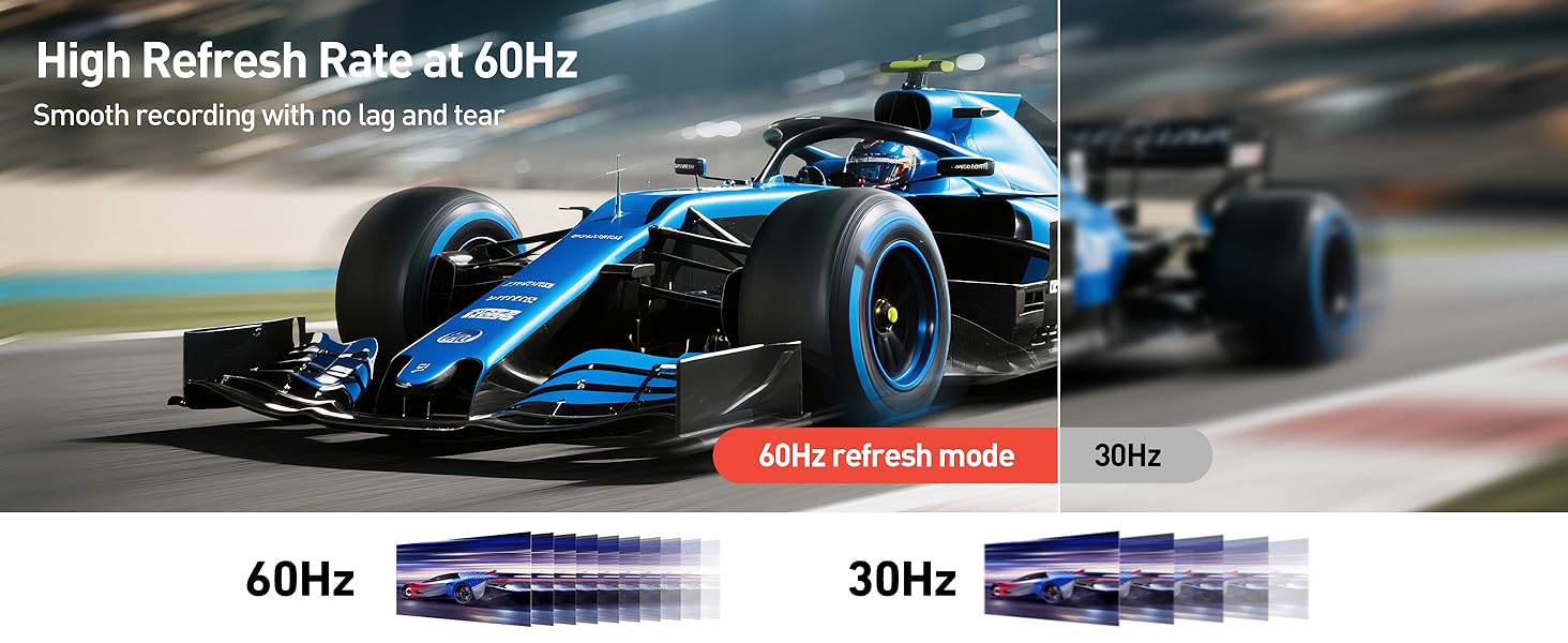 BENFEI USB C Video/Audio Capture Card Supporting Full HD 1080P 60FPS for Streaming, Recording