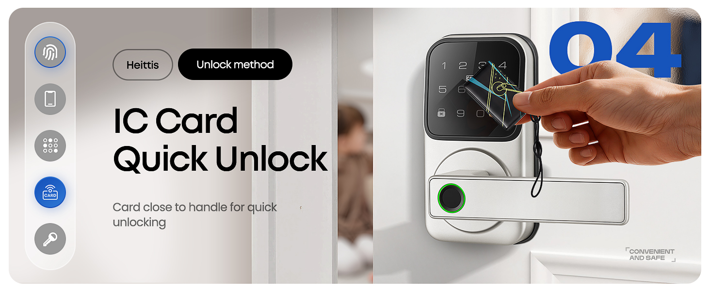 Smart Door Lock with Handle