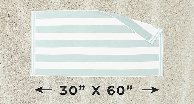 30" x 60" double-sided beach towel