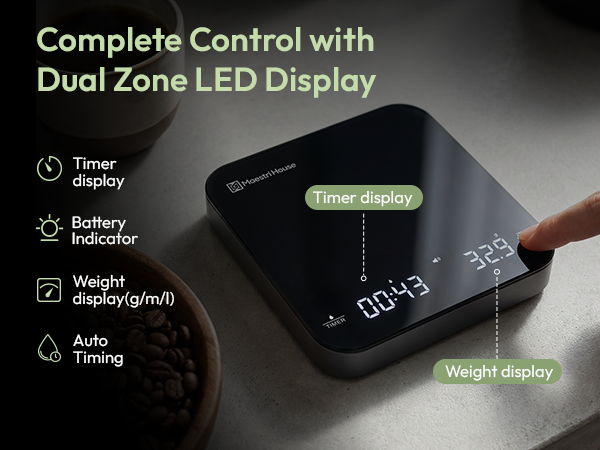 Maestri House Coffee Scale with Timer
