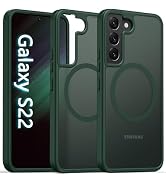 Oterkin Magnetic for Samsung Galaxy S22 Case Matte, S22 Phone Case Compatible with MagSafe Froste...