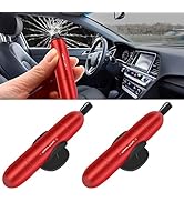 YONGMING Emergency Car Seatbelt Cutter and Glass Window Breaker,2-in-1 Portable Multifunctional S...