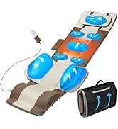 Full Body Massage Mat, 3D Body Stretching &amp; Lumbar Traction, Back Heating, Traction Up &amp; Down, Cu...