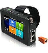EVERSECU 5 in 1 CCTV Tester Support Upt to 4K IP Camera & 720P/1080P/3mp/4mp/5 Megapixel AHD, TVI...