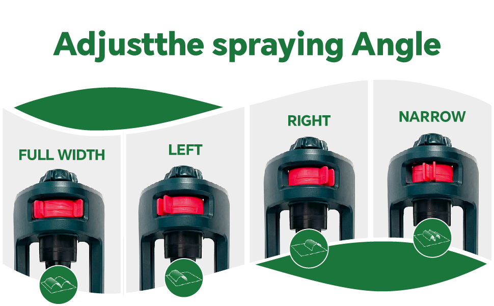 360 degree spraying oscillating sprinkler
