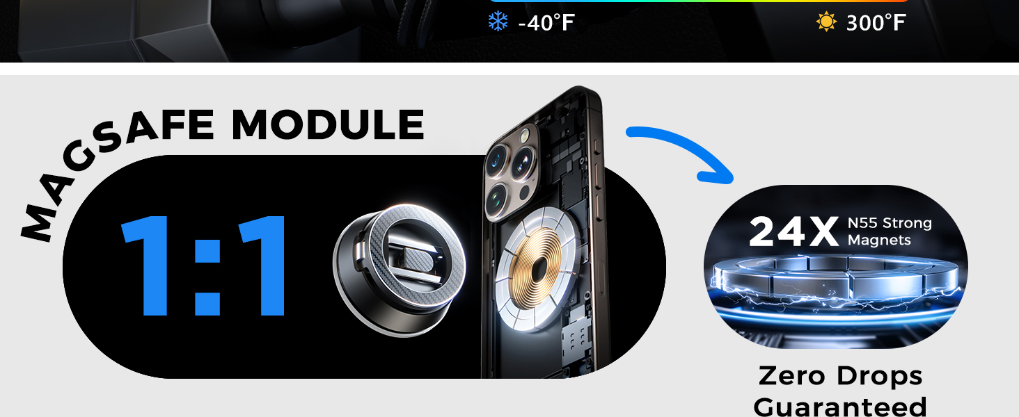 magnetic car phone holder