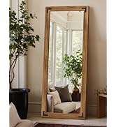 TRAHOME Full Length Mirror with Wooden Frame, 56