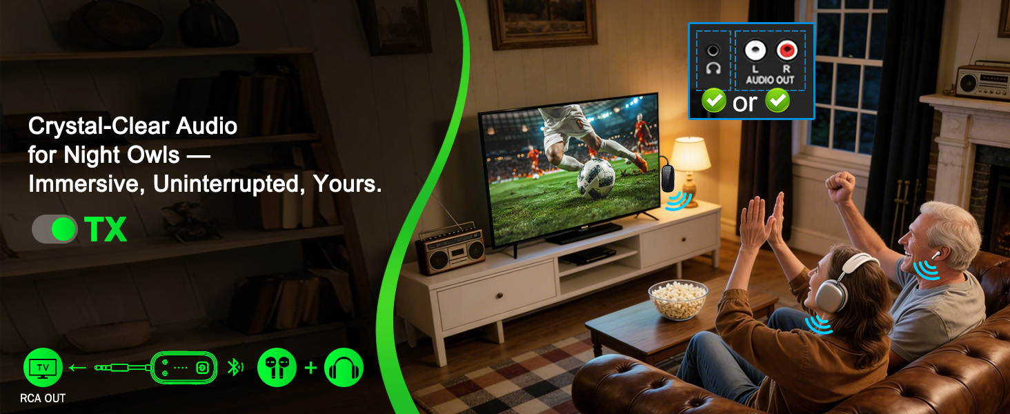 bluetooth transmitter for tv