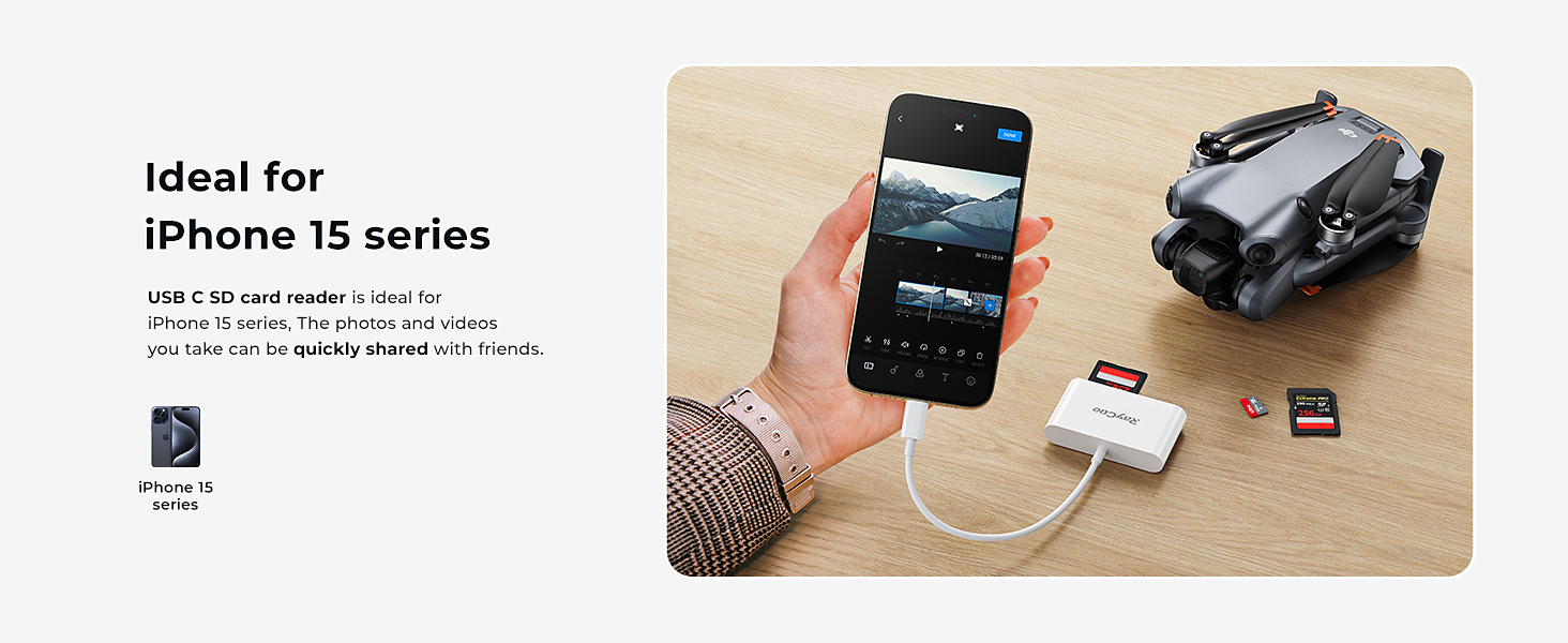 USB-C SD dard Reader