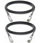 2-Pack 1.5m/4.92ft 10Gb Direct Attach Copper Cable, SFP+ Passive Twinax DAC Cable for Cisco SFP-H...