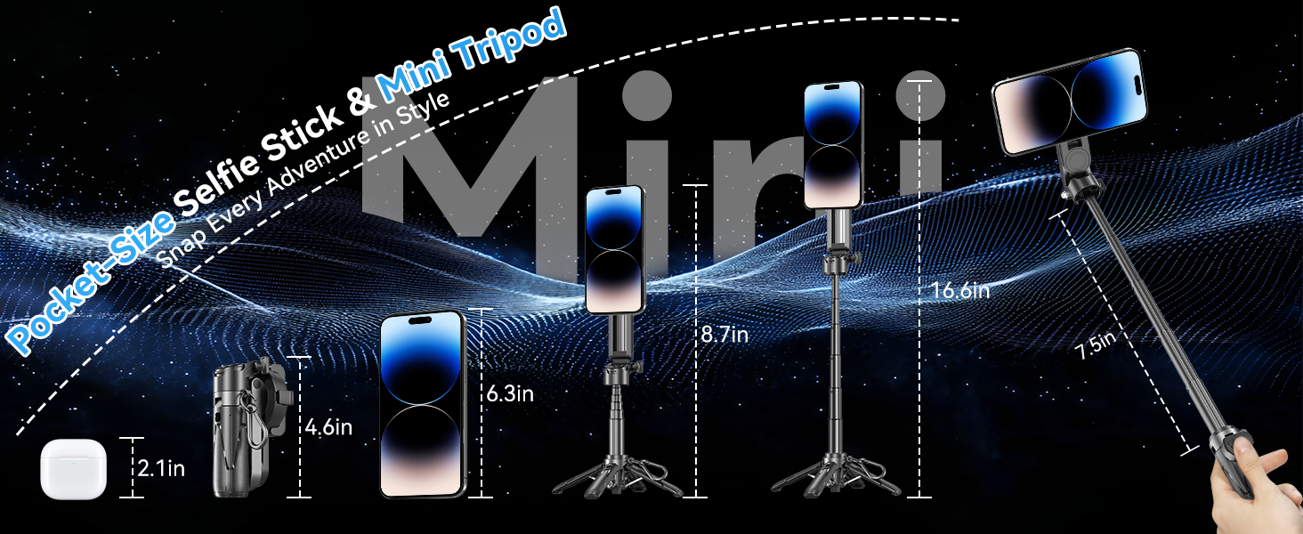 Mini Tripod Pocket Size Tripod For iPhone Portable Selfie Stick iPhone Tripod For iPhone Selfie