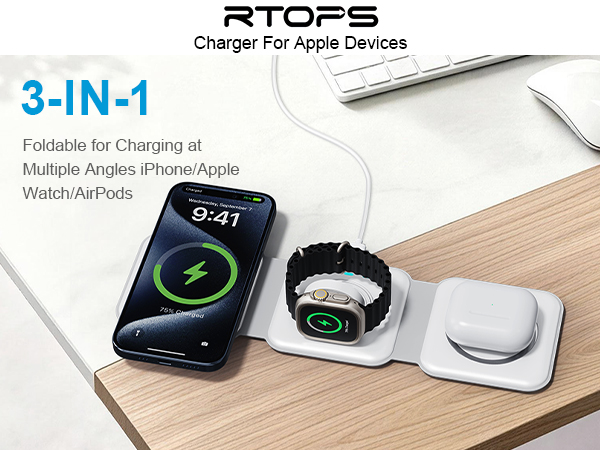 wireless charger in working desk