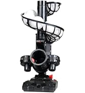Furlihong 388BH Baseball Pitching Machine, 4 Adjustable Angles, 3 Pitch Angles, Power Bank/Batter...