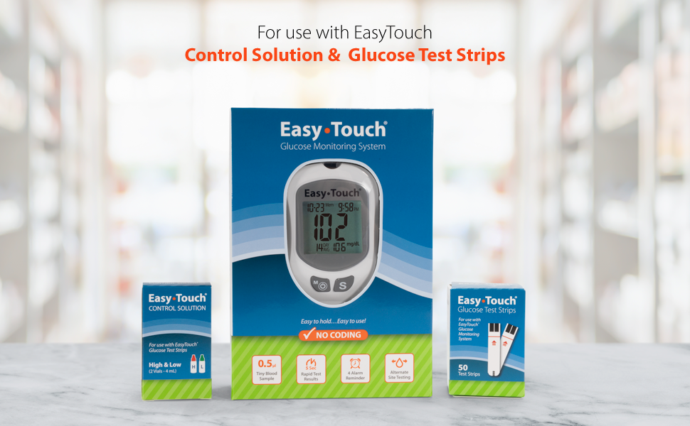 for use with EasyTouch Control Solution and Test Strips