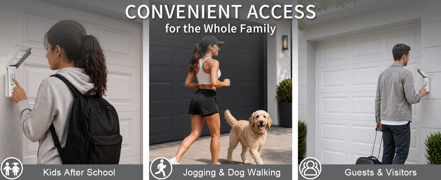 This combo is ideal for multi-car households, families with children