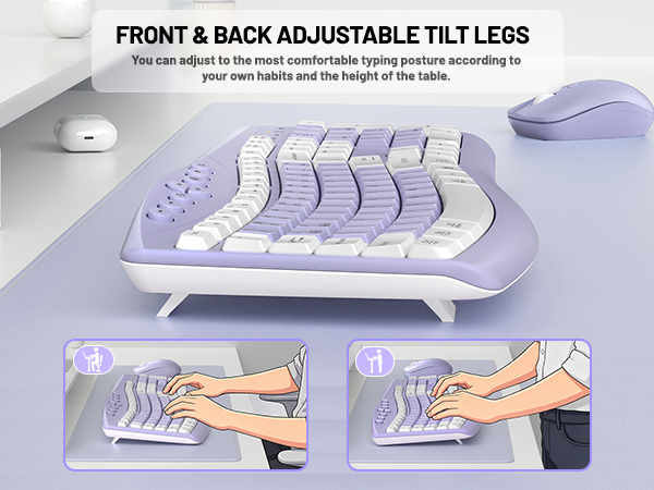 ergonomic keyboard and mouse 3