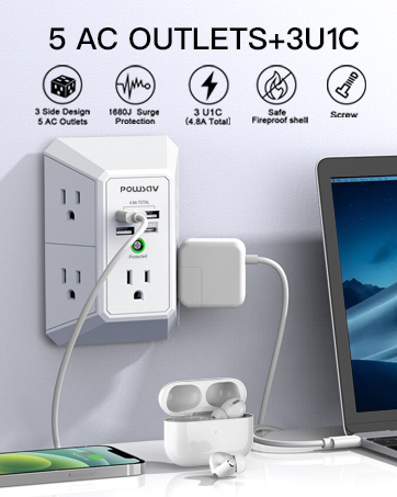 wall outlet with usb ports