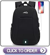Laptop Backpack, Business Travel Anti Theft Bookbag with USB Charging Port for School College Wor...