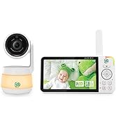 LeapFrog LF925HD Baby Monitor with Camera and Audio,1080p WiFi Remote Access Baby Monitor, 360° P...