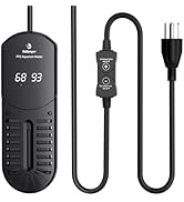 fishkeeper Aquarium Heater, 500W Submersible Fish Tank Heater with Induction Heating (IH) Systems...
