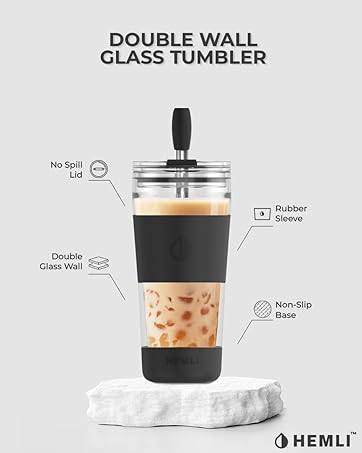 Brand Focus Hemli Glass Tumbler