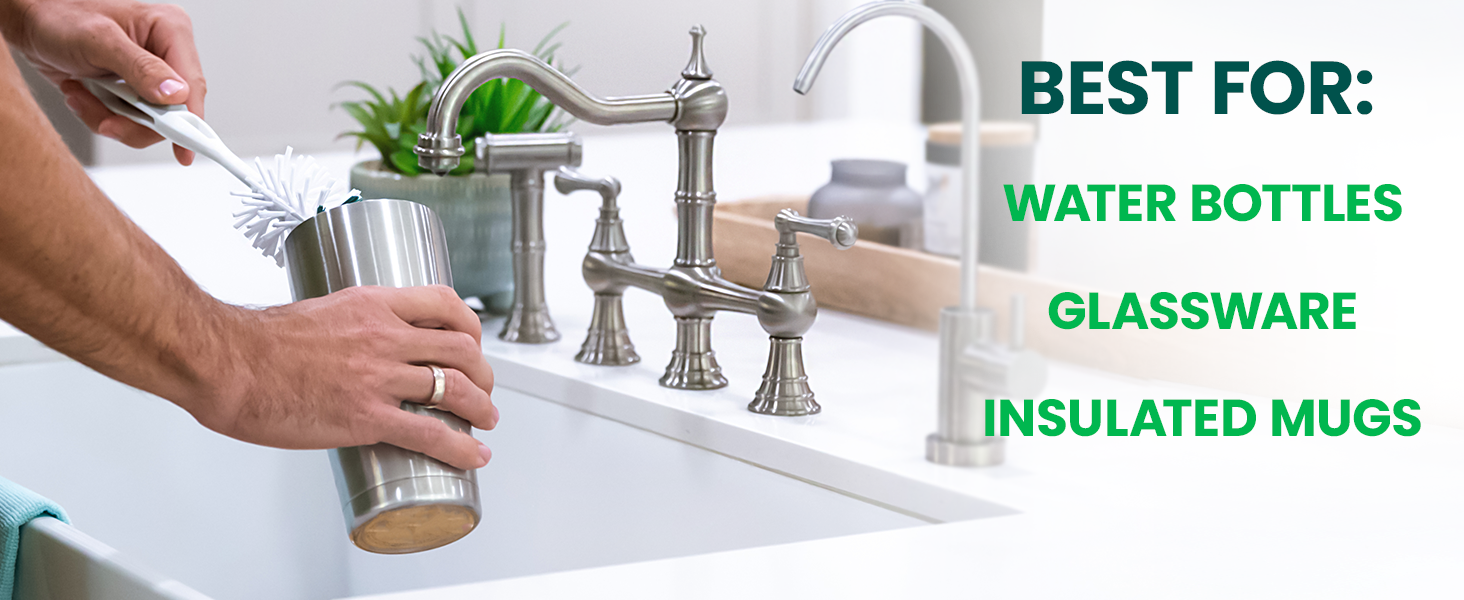 Best for: Water bottles, glassware and insulated mugs