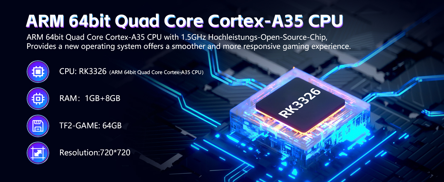 Retro Handheld Game Console