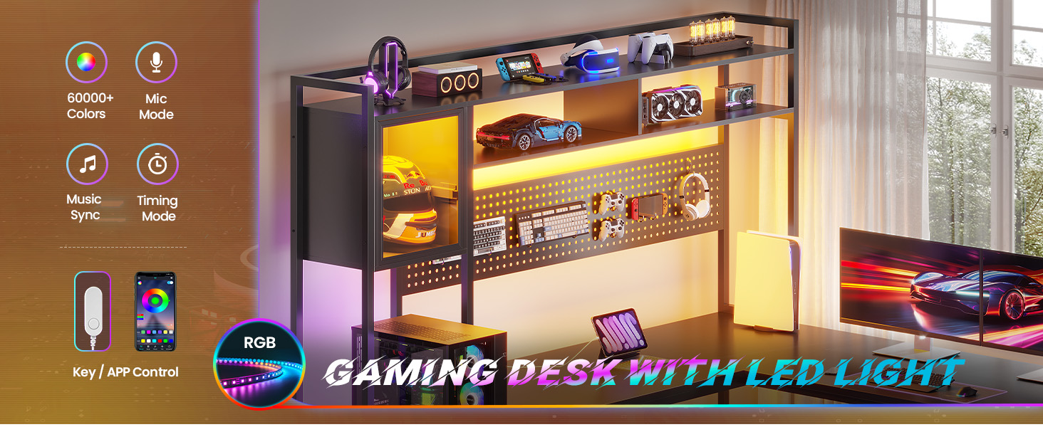l shaped desk