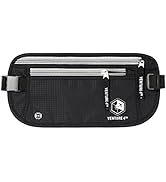 VENTURE 4TH Travel Money Belt - Slim Passport Holder RFID Blocking Travel Pouch to Protect Cash, ...