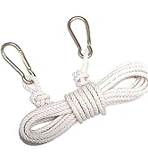 Clothesline Clothes Drying Rope Portable Travel Clothesline Adjustable for Indoor Outdoor Laundry...