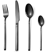 OriGlam Silverware Set, Stainless Steel Flatware Cutlery Set, Eating Utensils Tableware Include F...