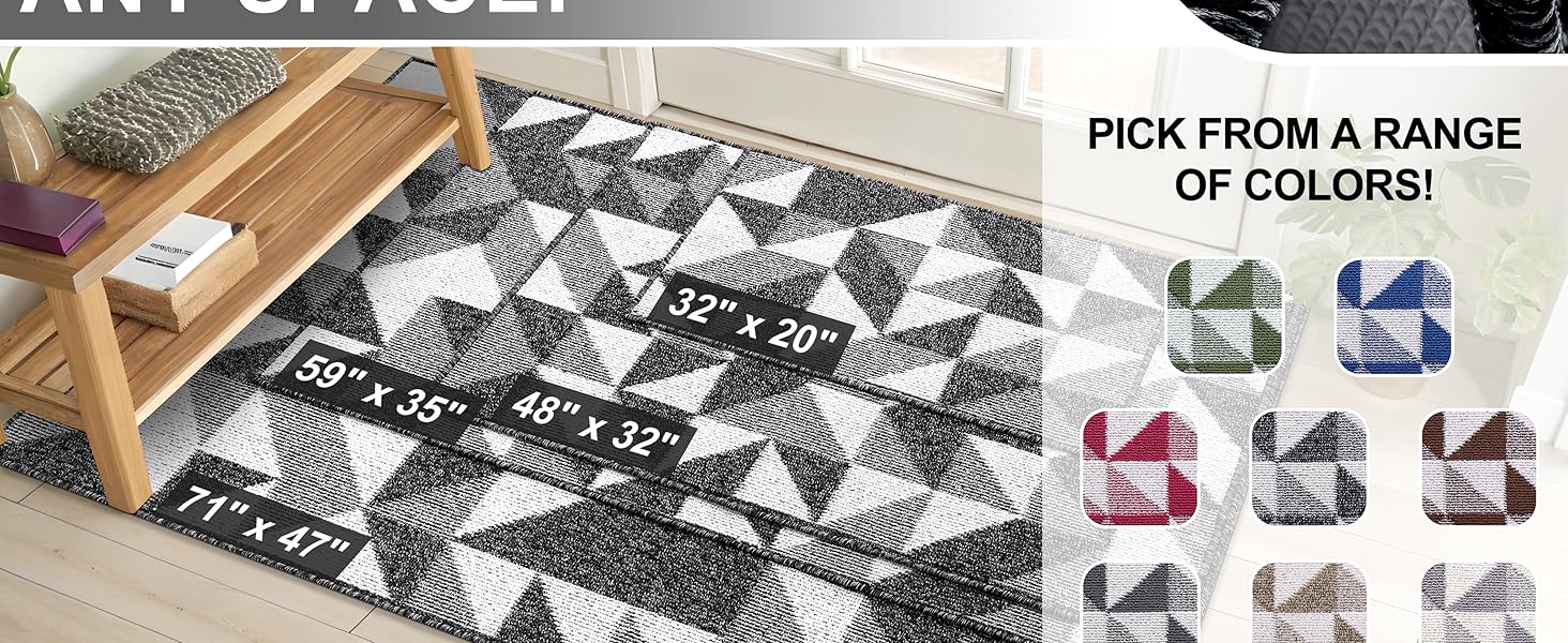 OLANLY Low-Profile door mat