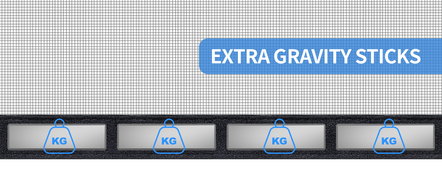 garage door screen with magnetic closure