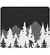 TopXmai Bigfoot Forest Camping Mouse Pad for Desk, Funny Gifts for Camping Lover Adventurous Wome...